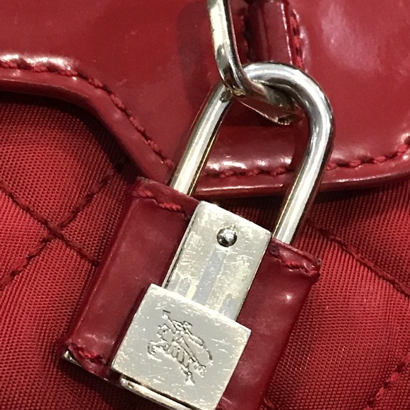 burberry nylon/leather lock wristlet (authentic) - Picture 5 of 8